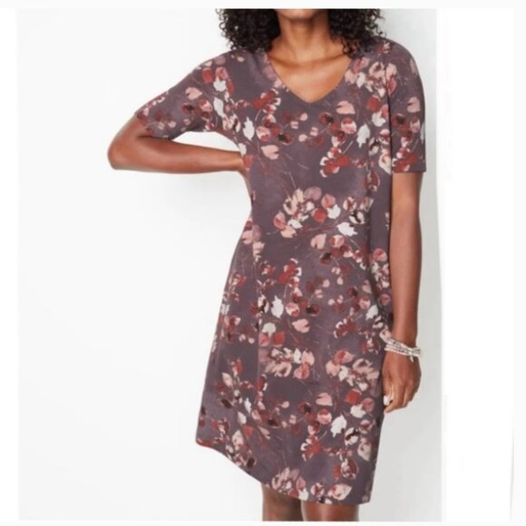 Pure Jill Affinity French Terry Shift Dress Marked Size S - 38B x 37W x 43H - Picture 3 of 14